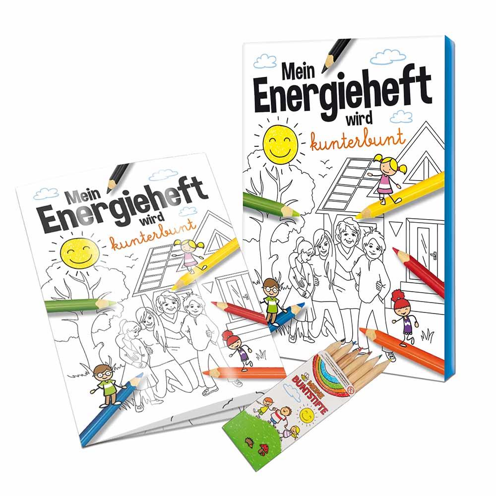 Malbuch / Mal-Set A6 - Energie - Malset neutral