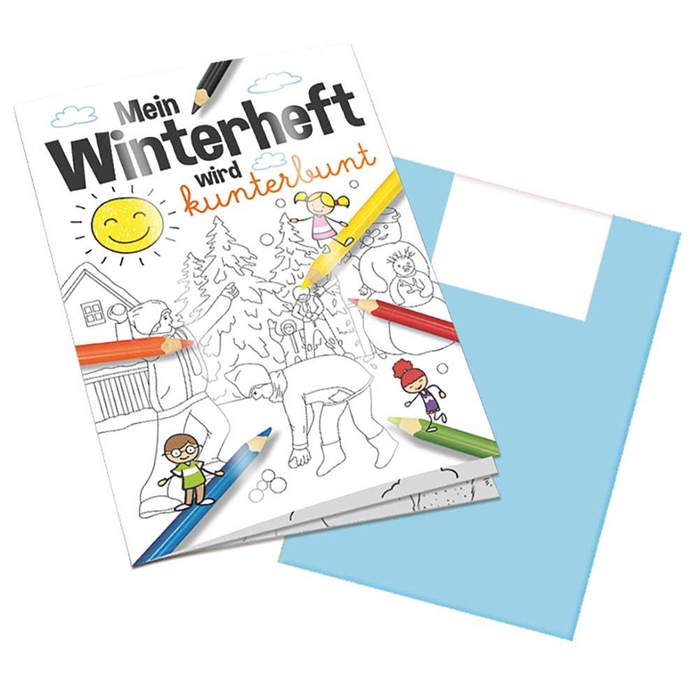 Malbuch / Mal-Set A6 - Winter - Malbuch neutral