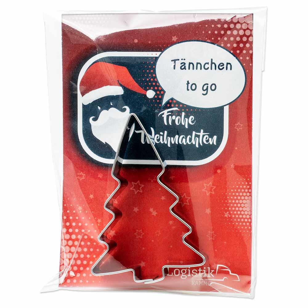 Backförmchen in der Werbetüte - Winter - Schneemann