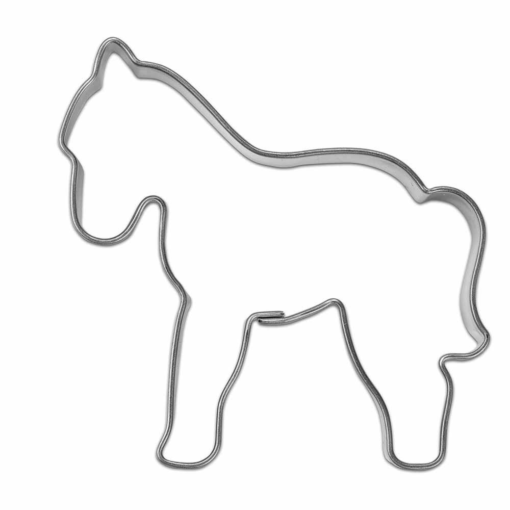 Backförmchen Single-Pack - Haustiere - Pferd 4/4-c, Lasergravur