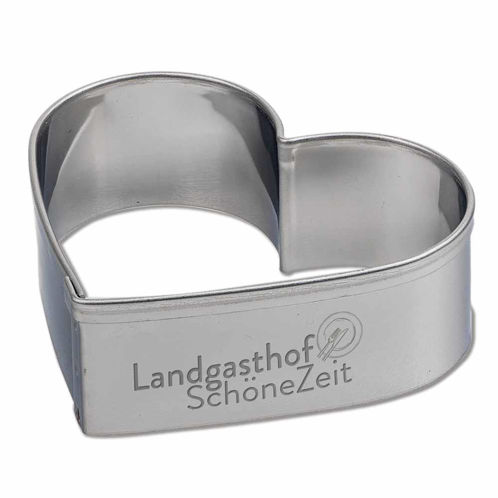 Backförmchen Single-Pack - Ostern - Herz 4/0-c, Lasergravur