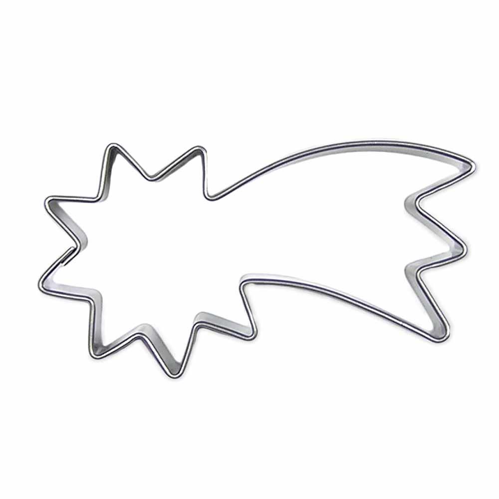 Backförmchen Single-Pack - Weihnachten - Komet 4/0-c, Lasergravur