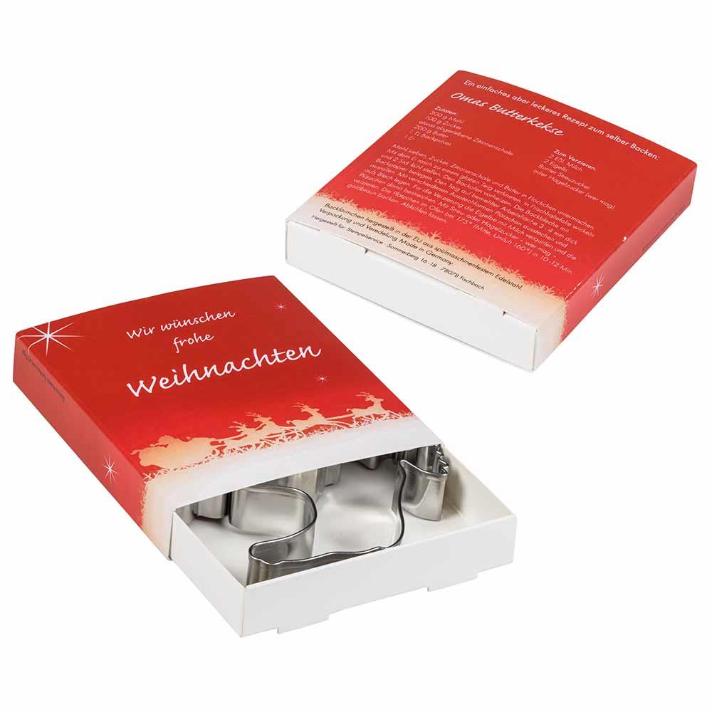 Backförmchen Premium-Box - Xmas - Engel + Elch