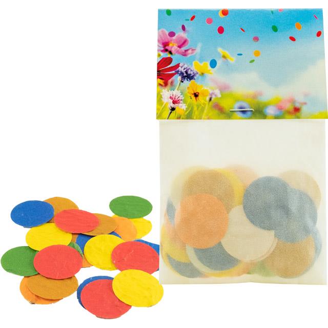 Buntes Samenkonfetti