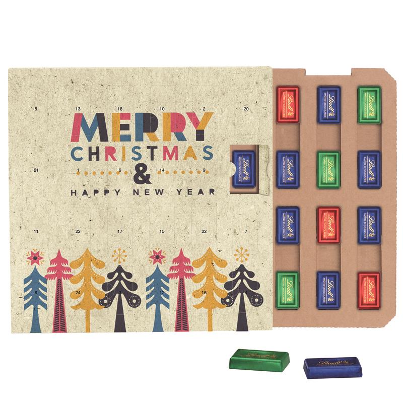 Täfelchen Adventskalender ECO Graspapier