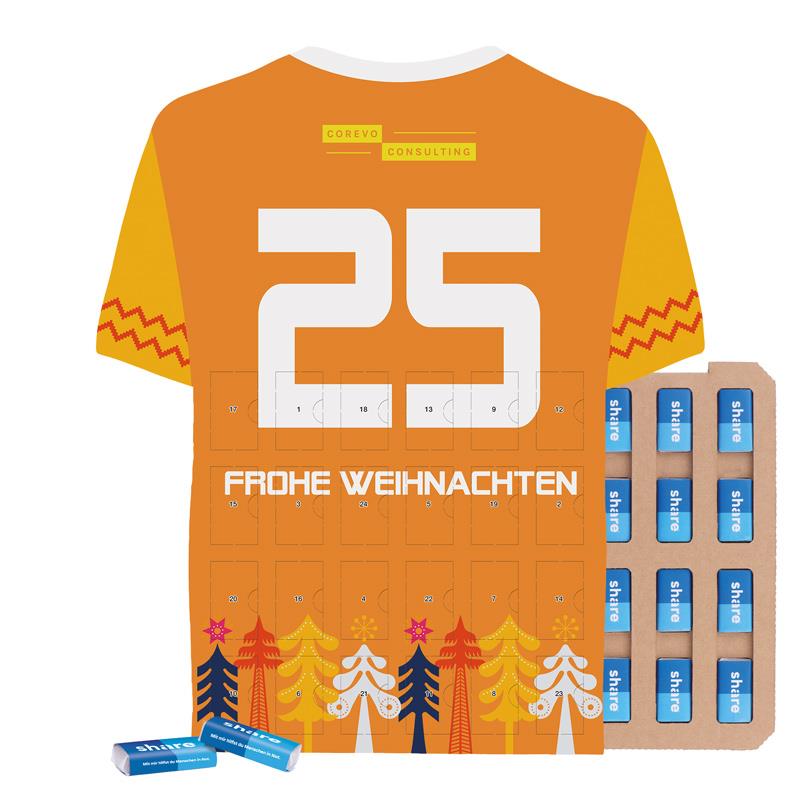 Täfelchen Adventskalender Trikot ECO