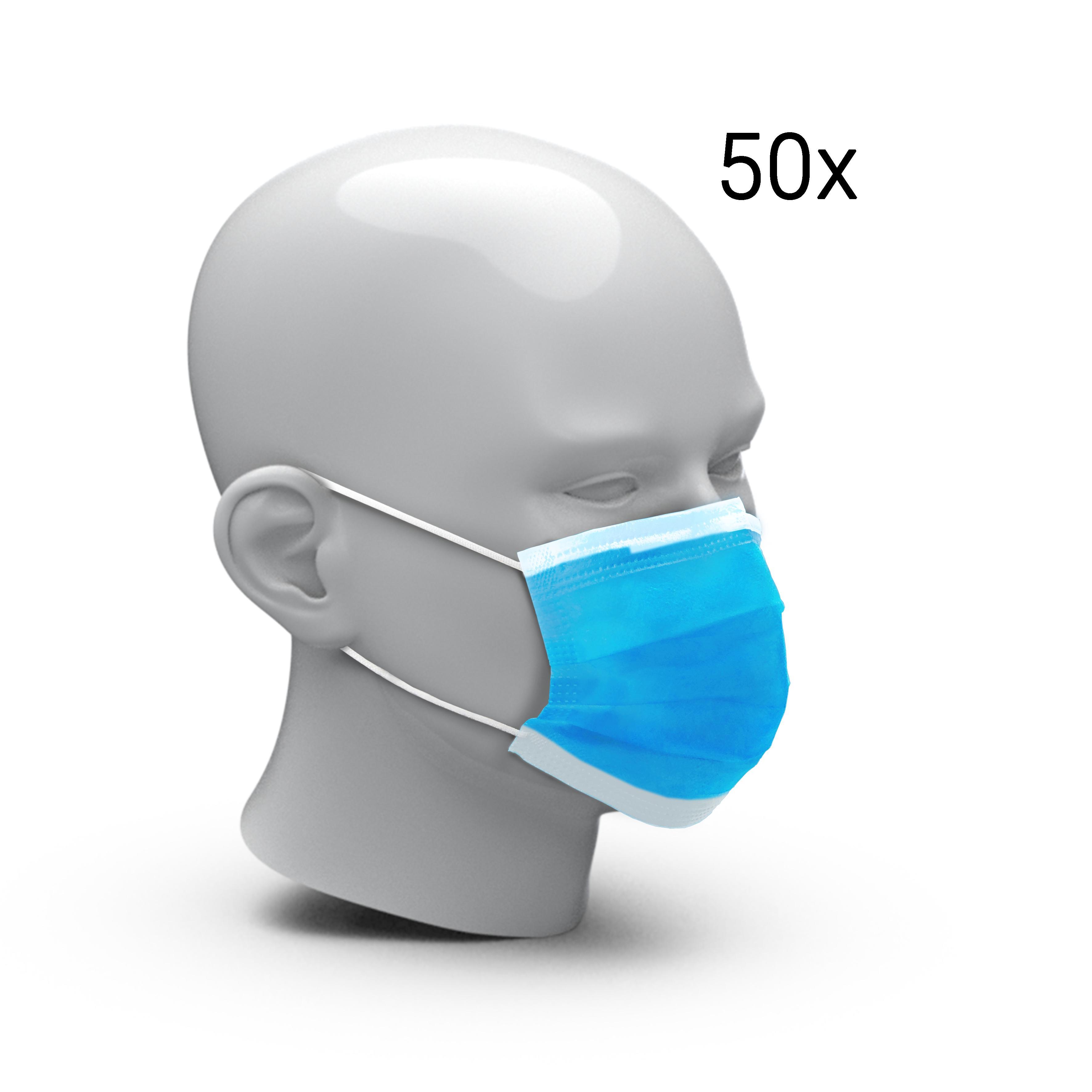 Gesichtsmaske ´Einweg´ 50er Set