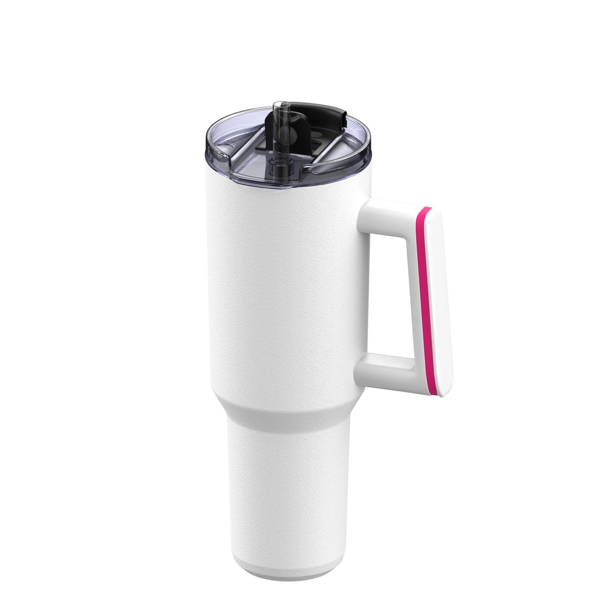 magenta, weiß