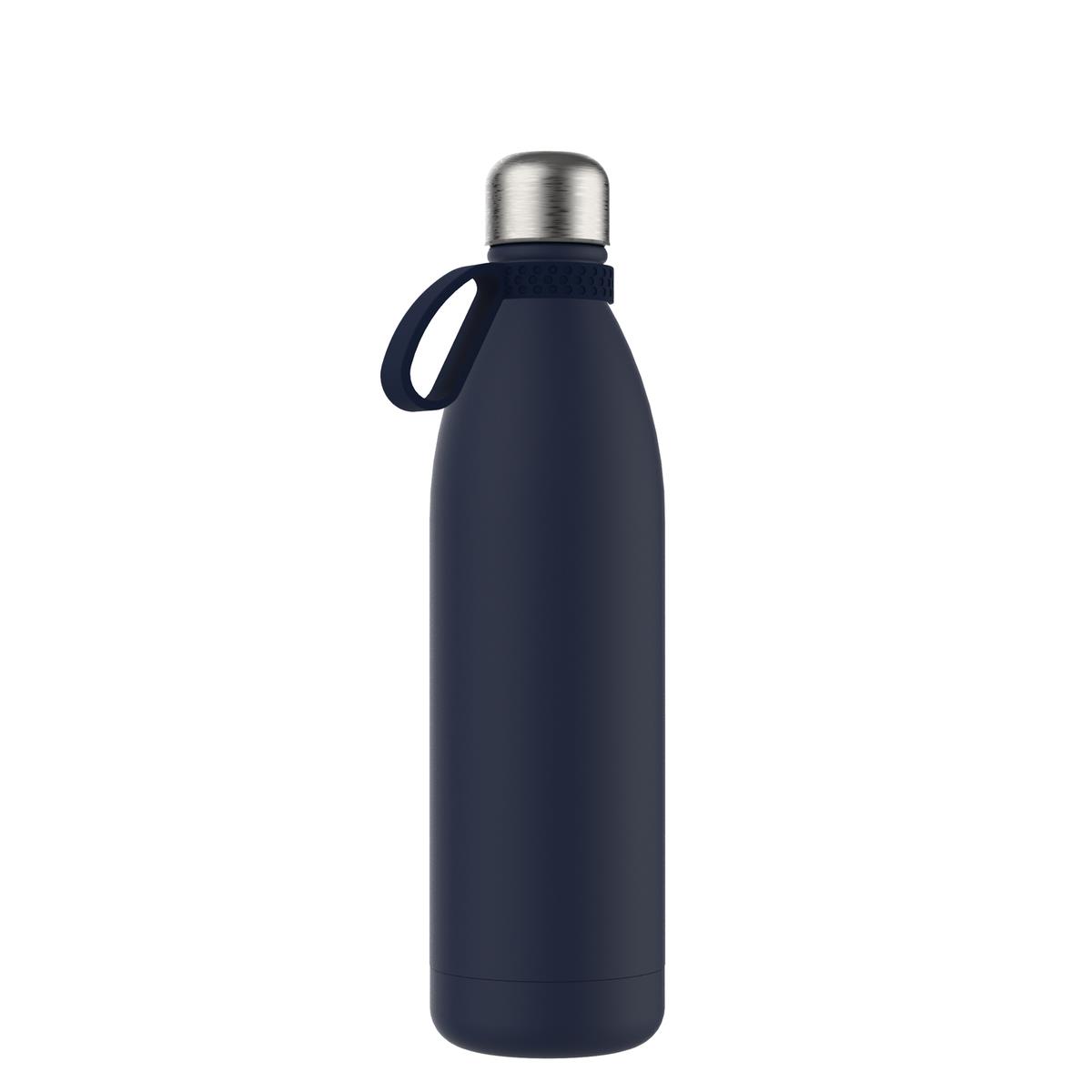 marineblau, silber