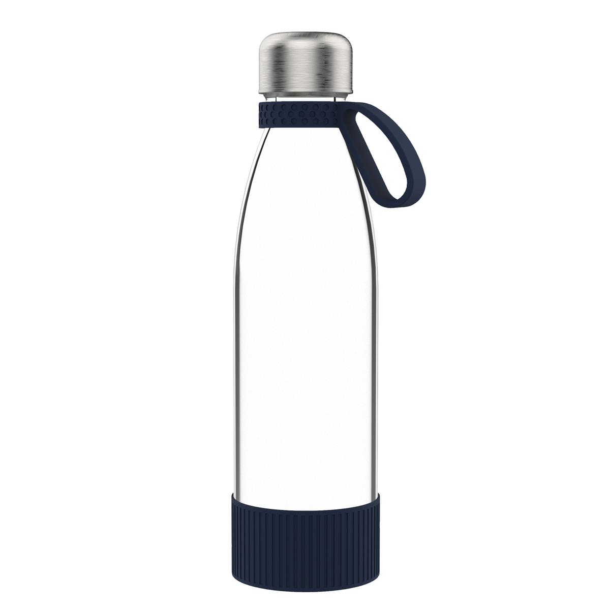 silber, transparent, marineblau