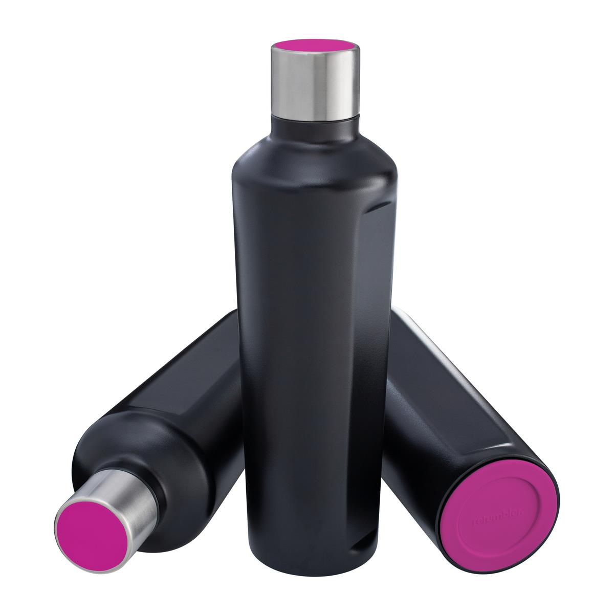 magenta, schwarz, silber