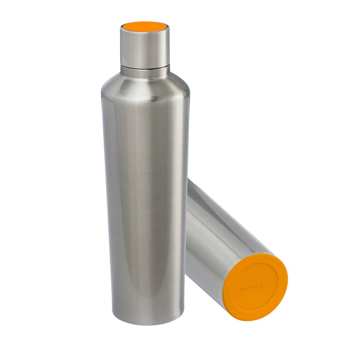 orange, silber