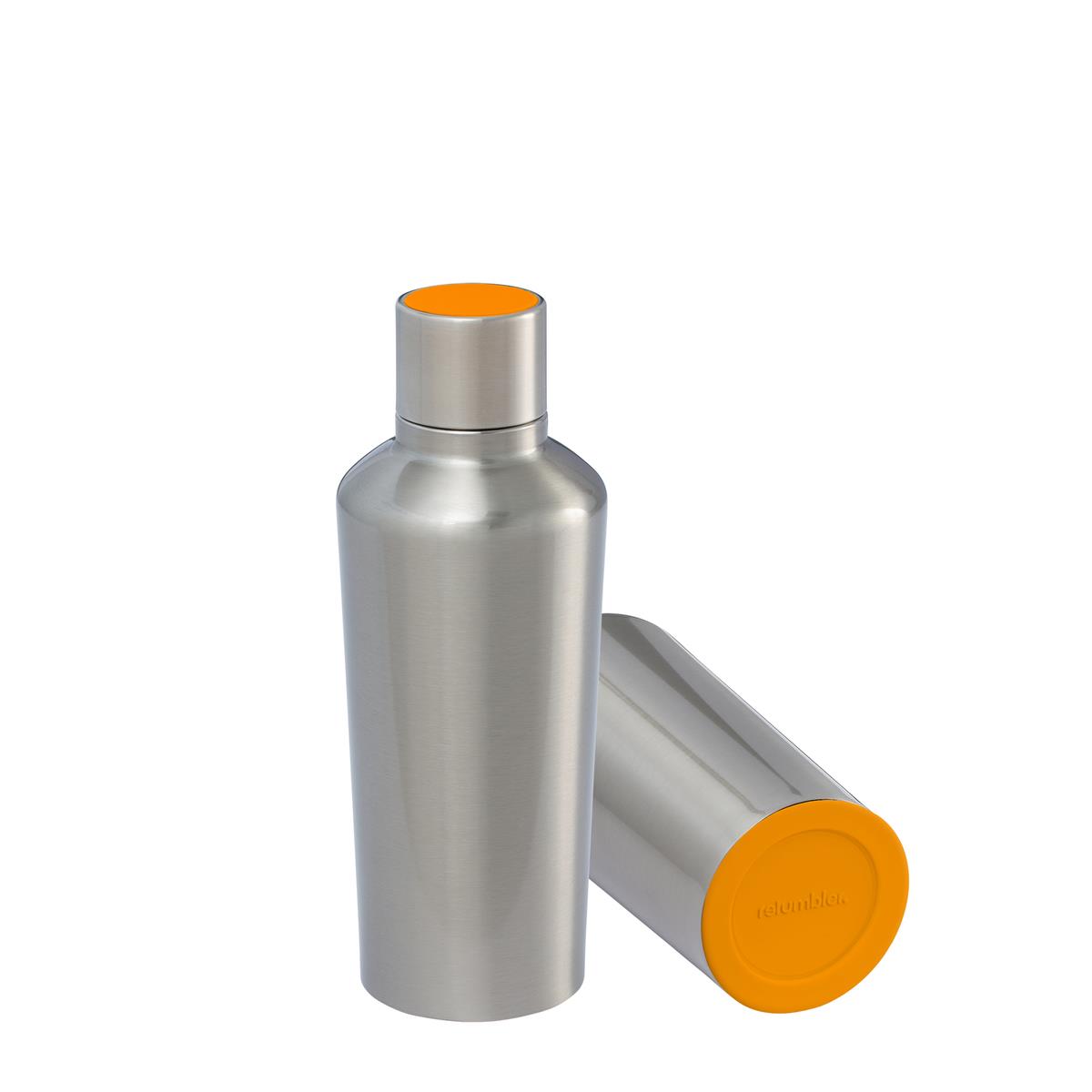 orange, silber