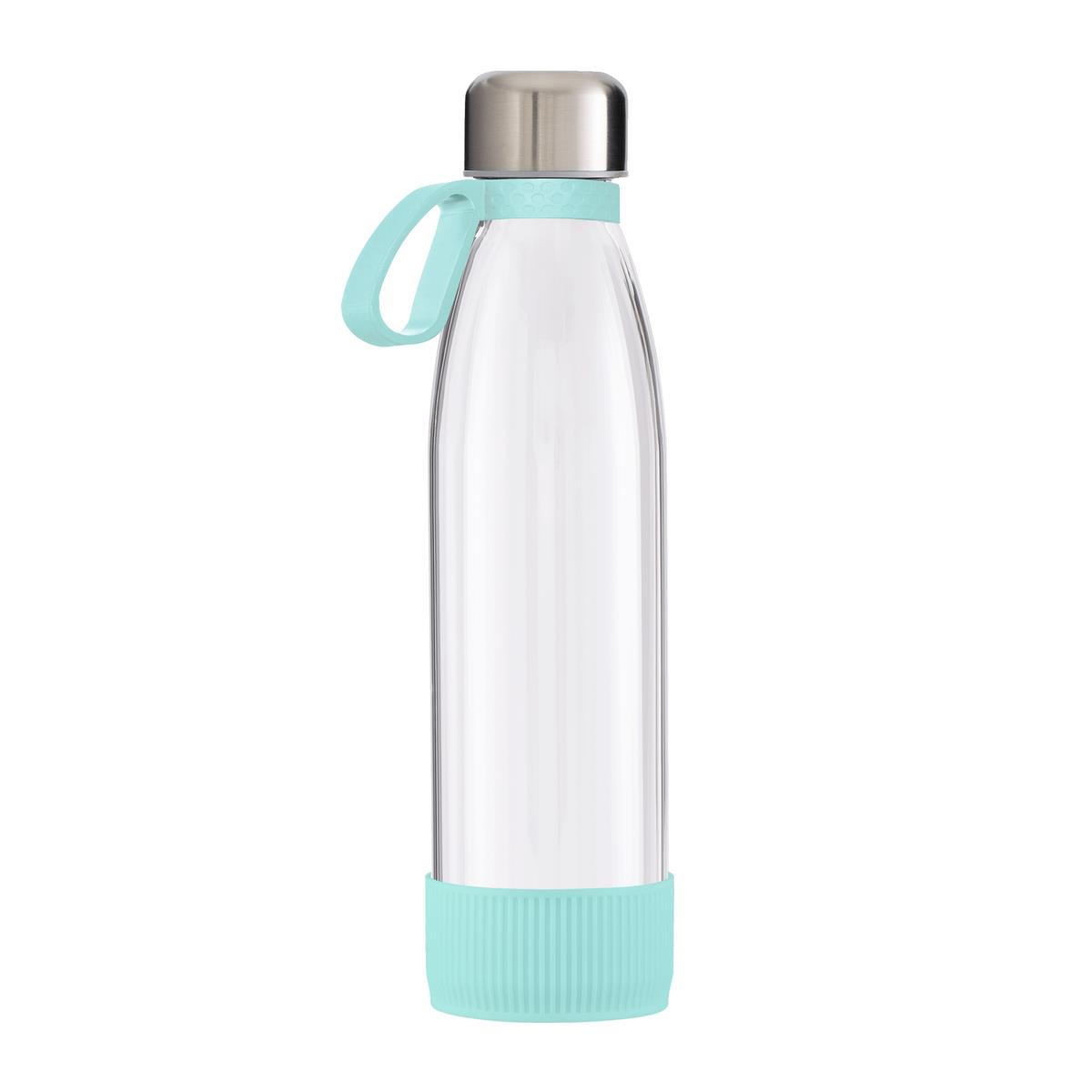 hellblau, silber, transparent