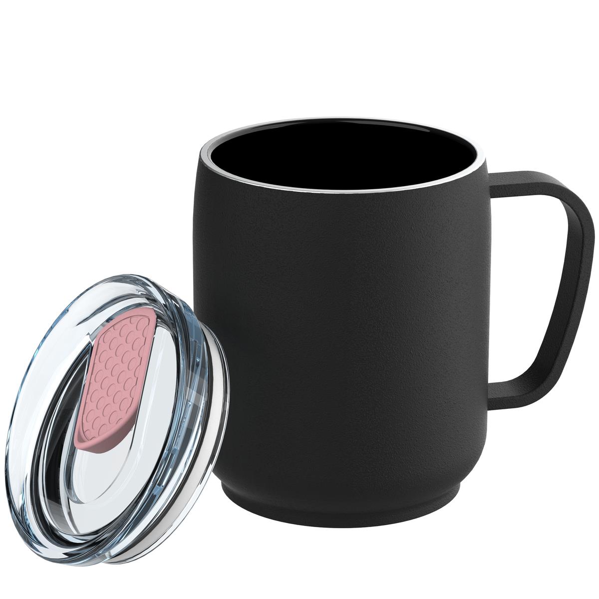 schwarz, hellmagenta, transparent
