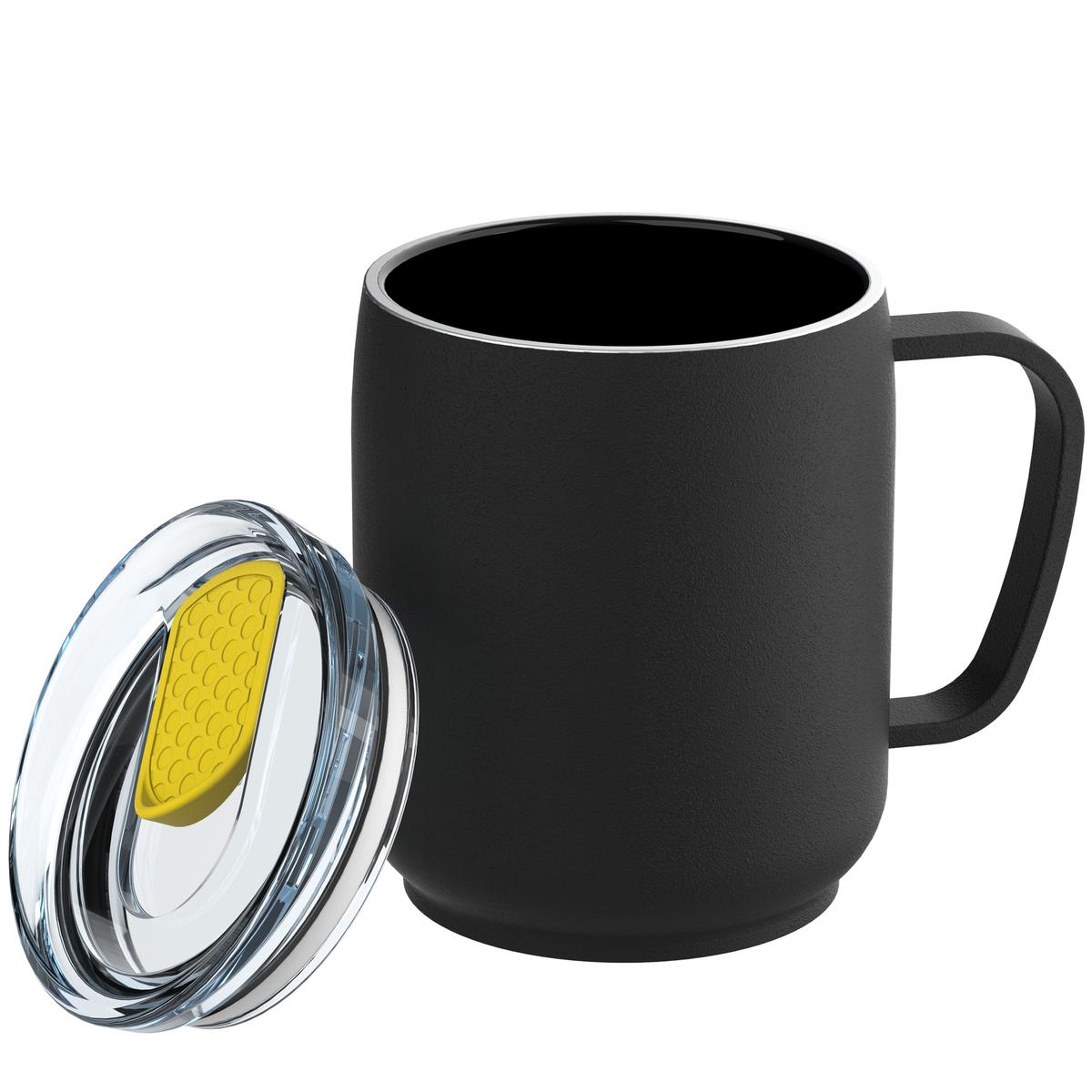 schwarz, gelb, transparent