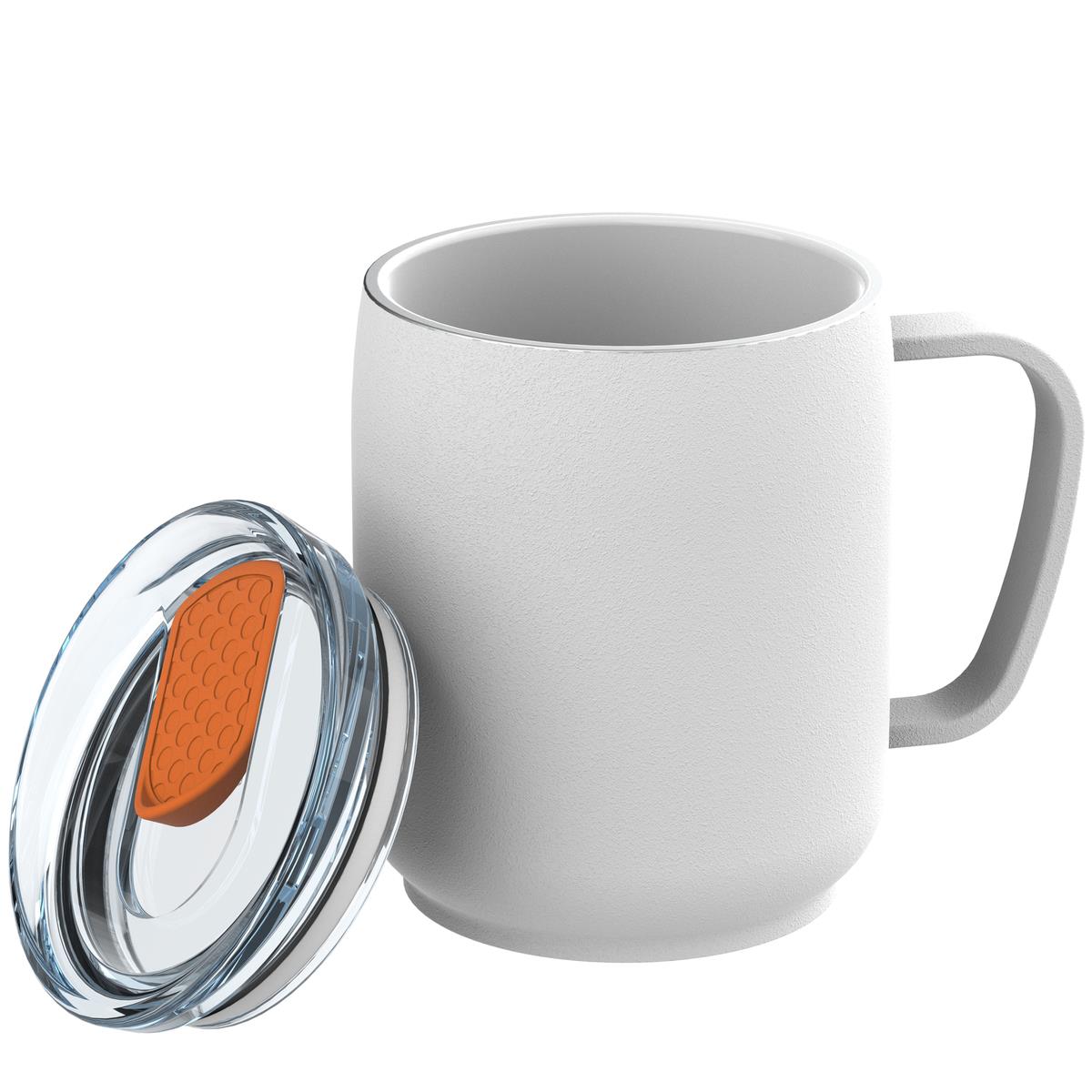orange, weiß, transparent