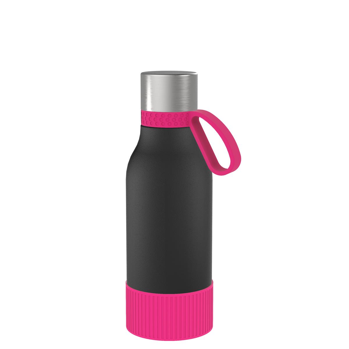 magenta, schwarz, silber