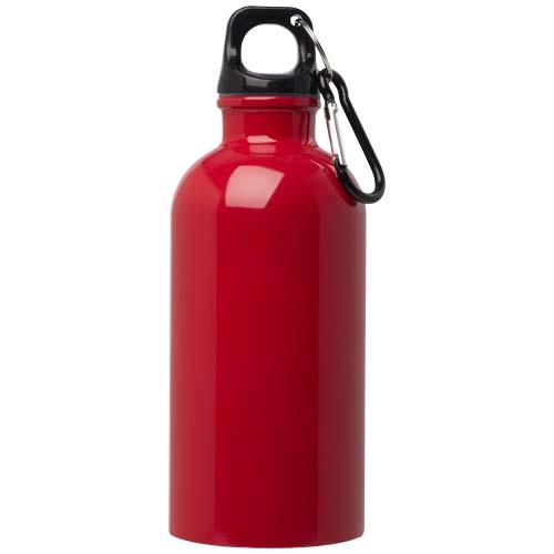Oregon 400 ml RCS-zertifizierte, einwandige Trinkflasche aus Edelstahl mit Karabinerhaken