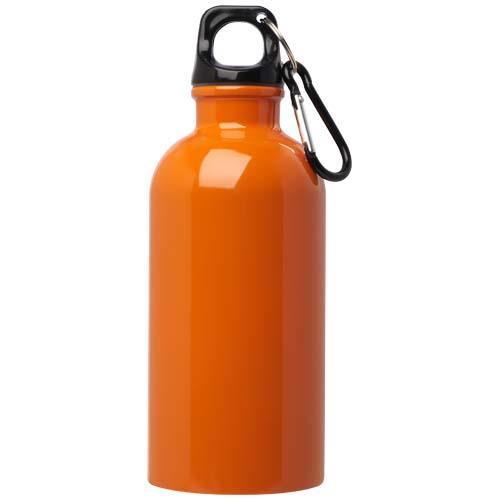 Oregon 400 ml RCS-zertifizierte, einwandige Trinkflasche aus Edelstahl mit Karabinerhaken