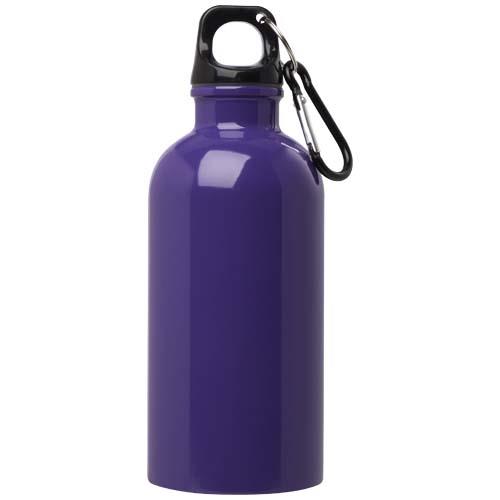 Oregon 400 ml RCS-zertifizierte, einwandige Trinkflasche aus Edelstahl mit Karabinerhaken