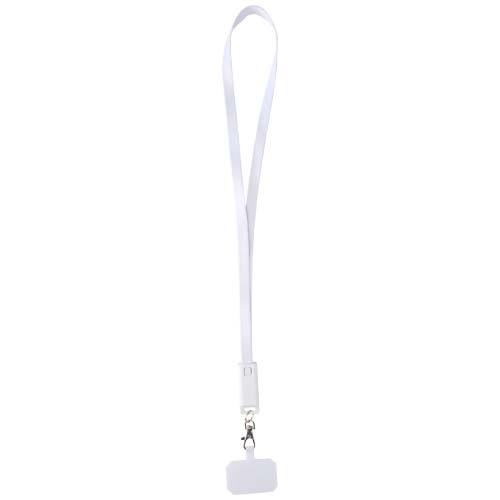 Franz 5 in 1 Lanyard Kabel aus recyceltem Kunststoff für Smartphones mit integrierter Datensynchronisierung und 65 W Schnelll