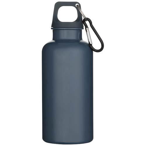 Oregon 400 ml einfarbige RS-zertifizierte Trinkflasche aus recyceltem Kunststoff mit Karabinerhaken