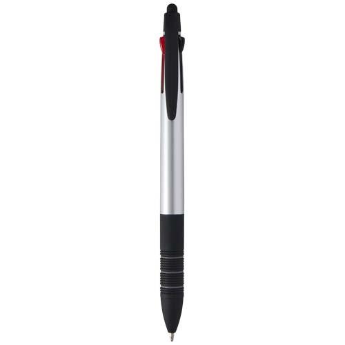 Trine 3-Farben RCS recycelter Kugelschreiber mit Stylus