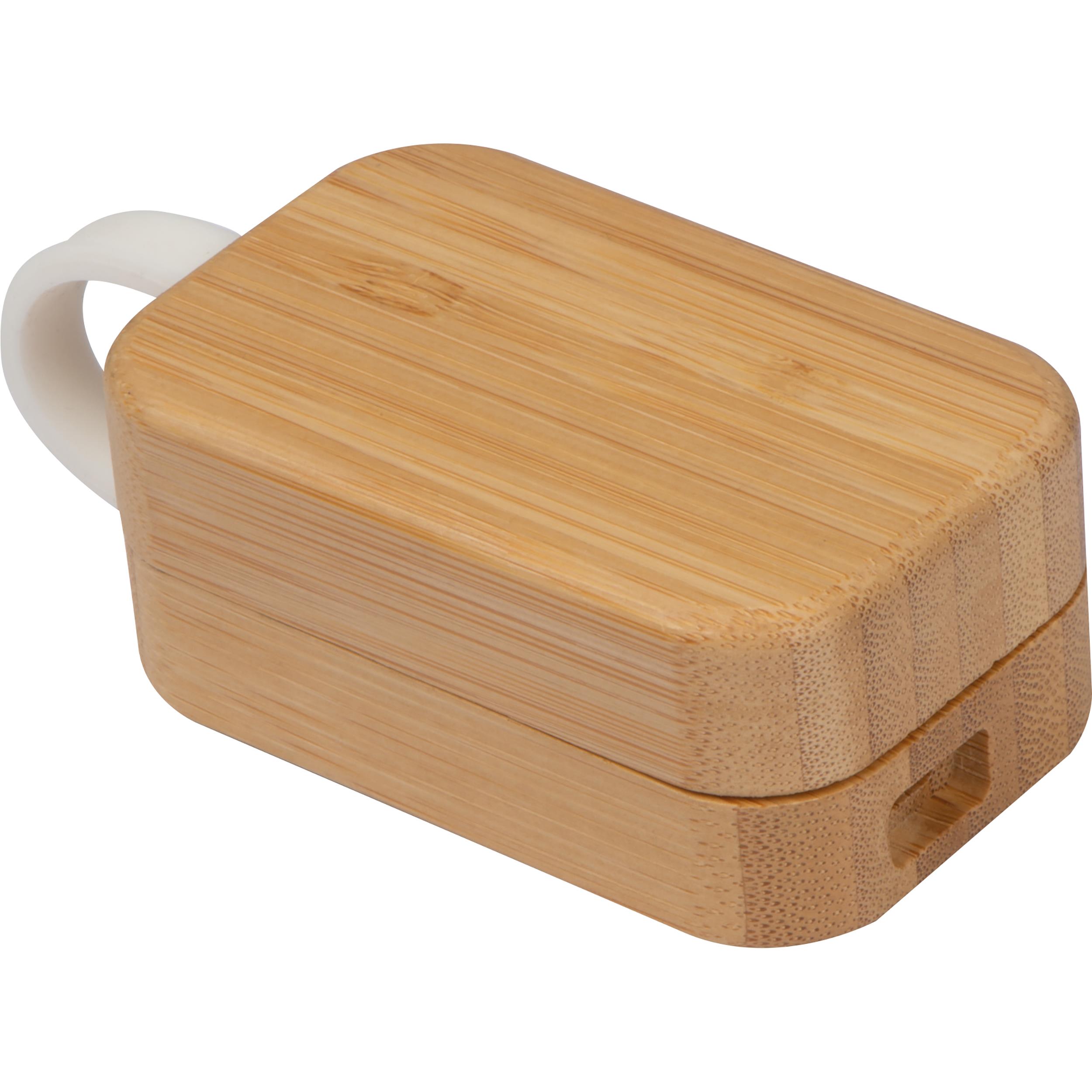 Bluetooth Kopfhörer in einer Bambusbox HAZEL