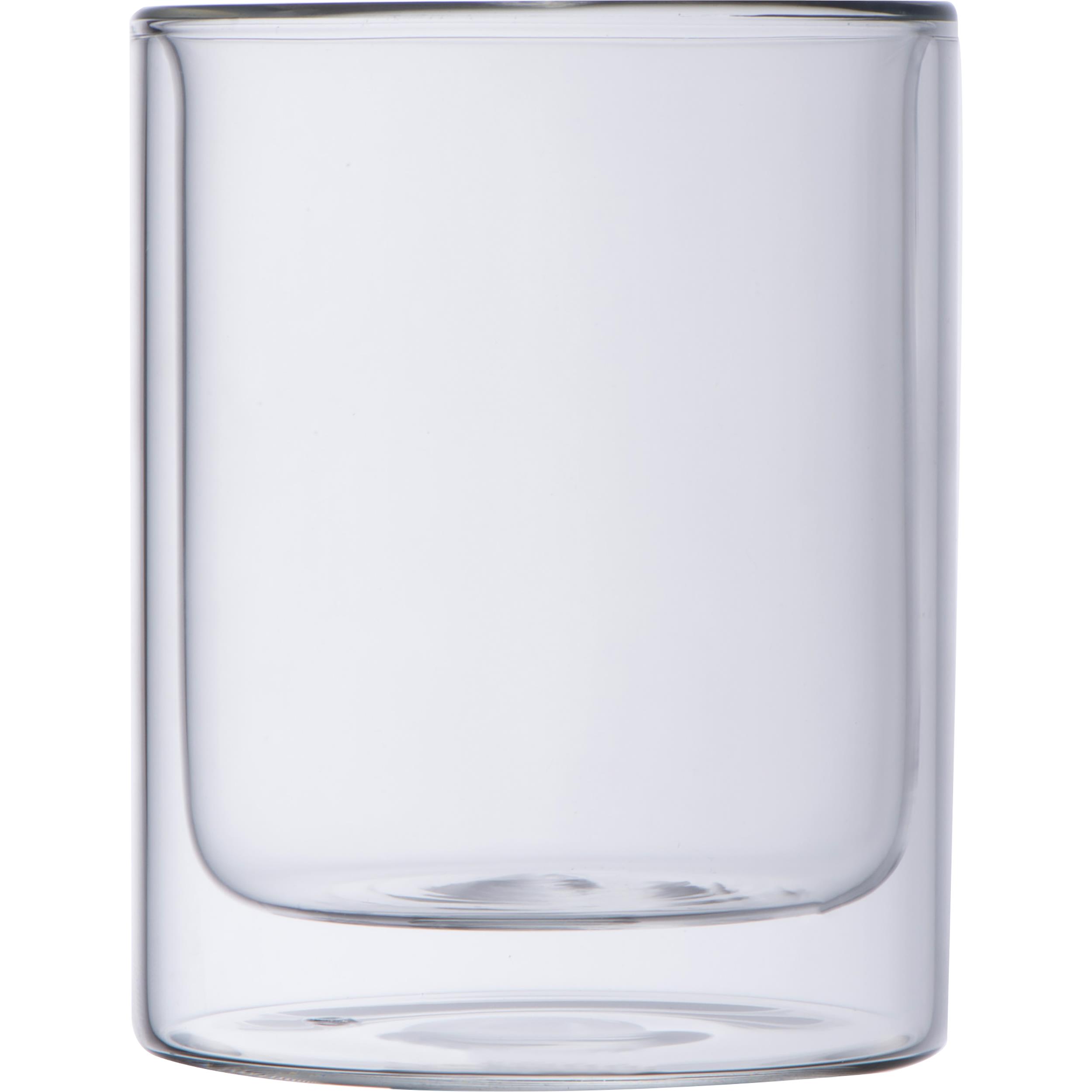 CrisMa Doppelwandige Glastasse 330ml STUART