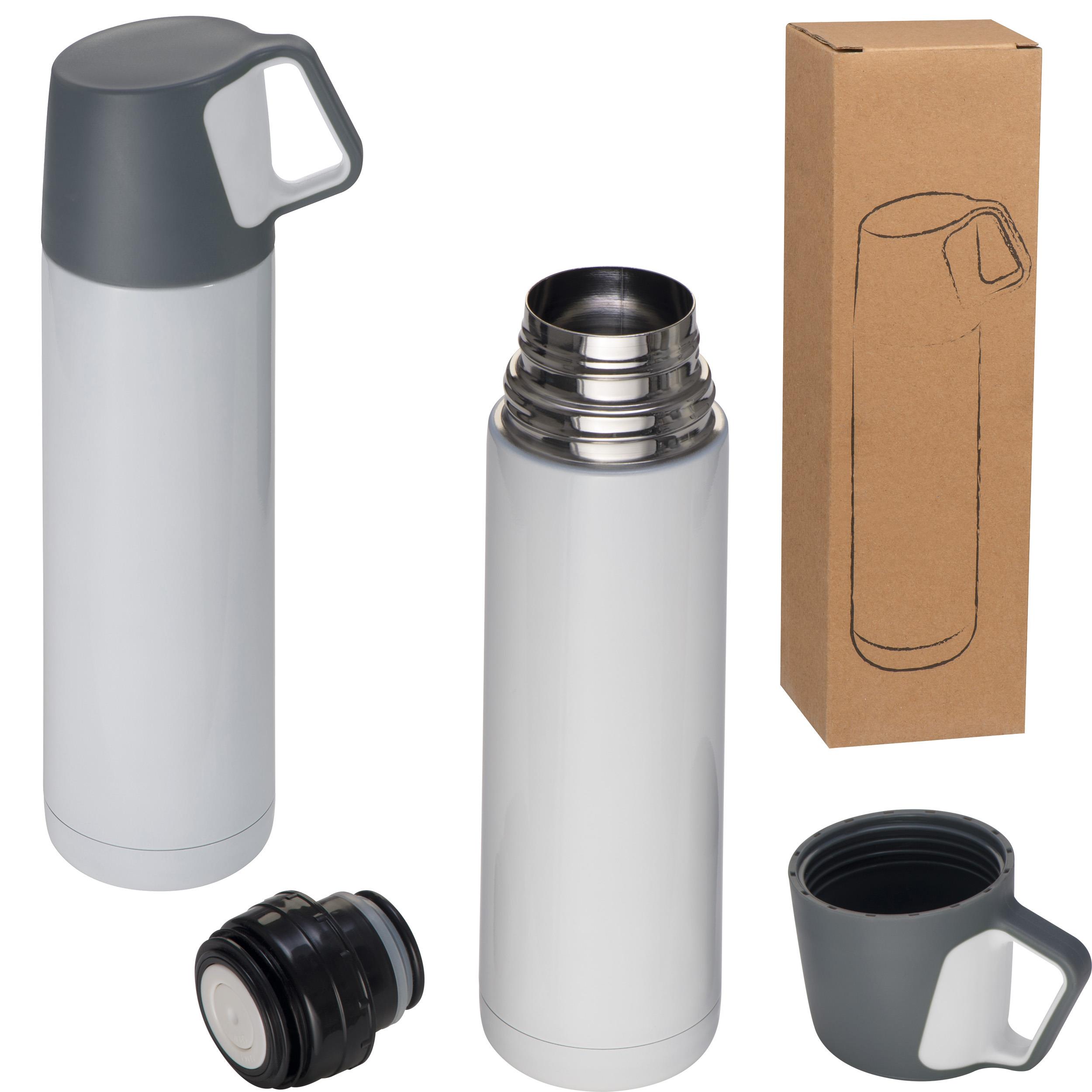 Vakuum Isolierkanne aus Edelstahl, 500ml LACEY