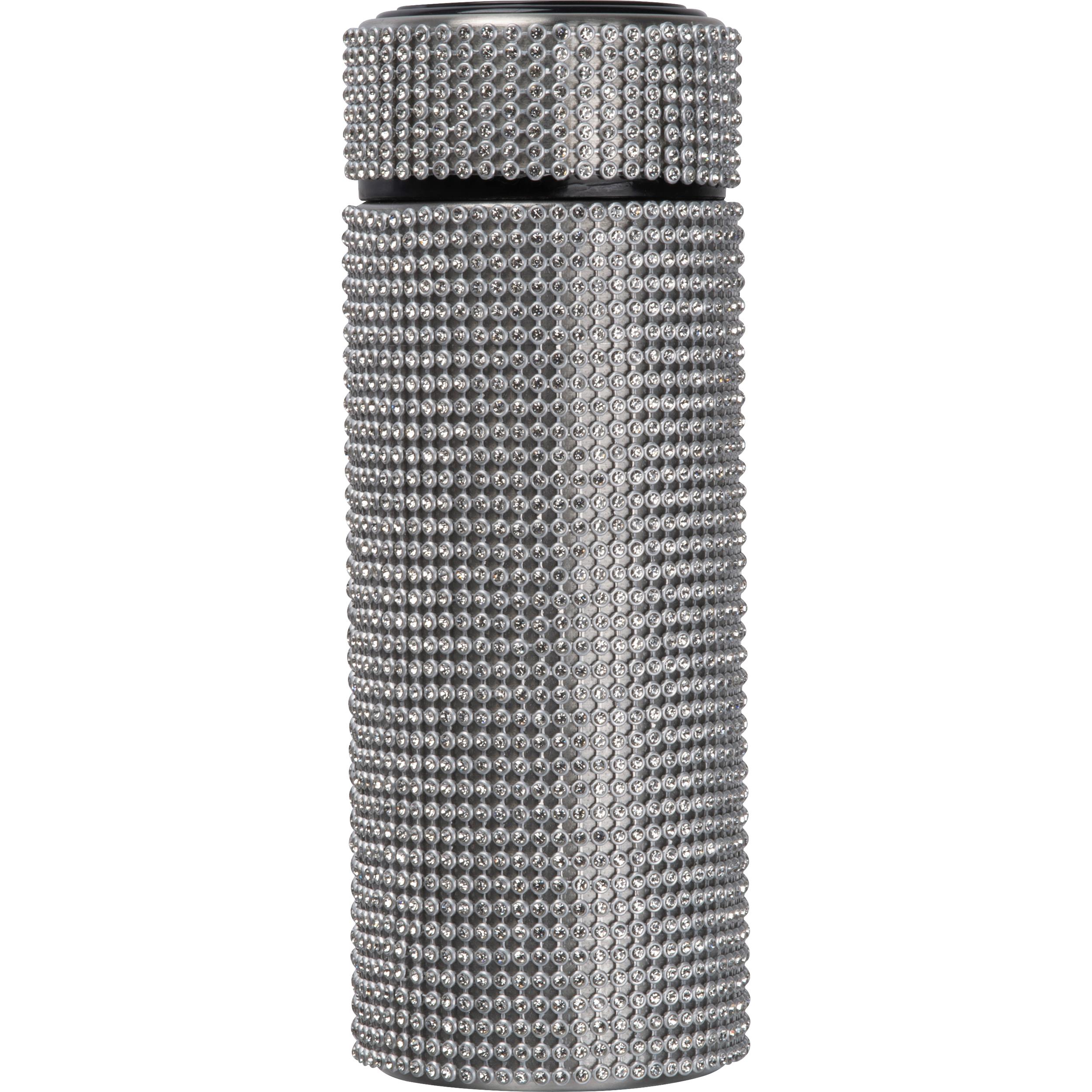Vakuum Edelstahltrinkflasche mit Strassstein-Akzenten EDWARD
