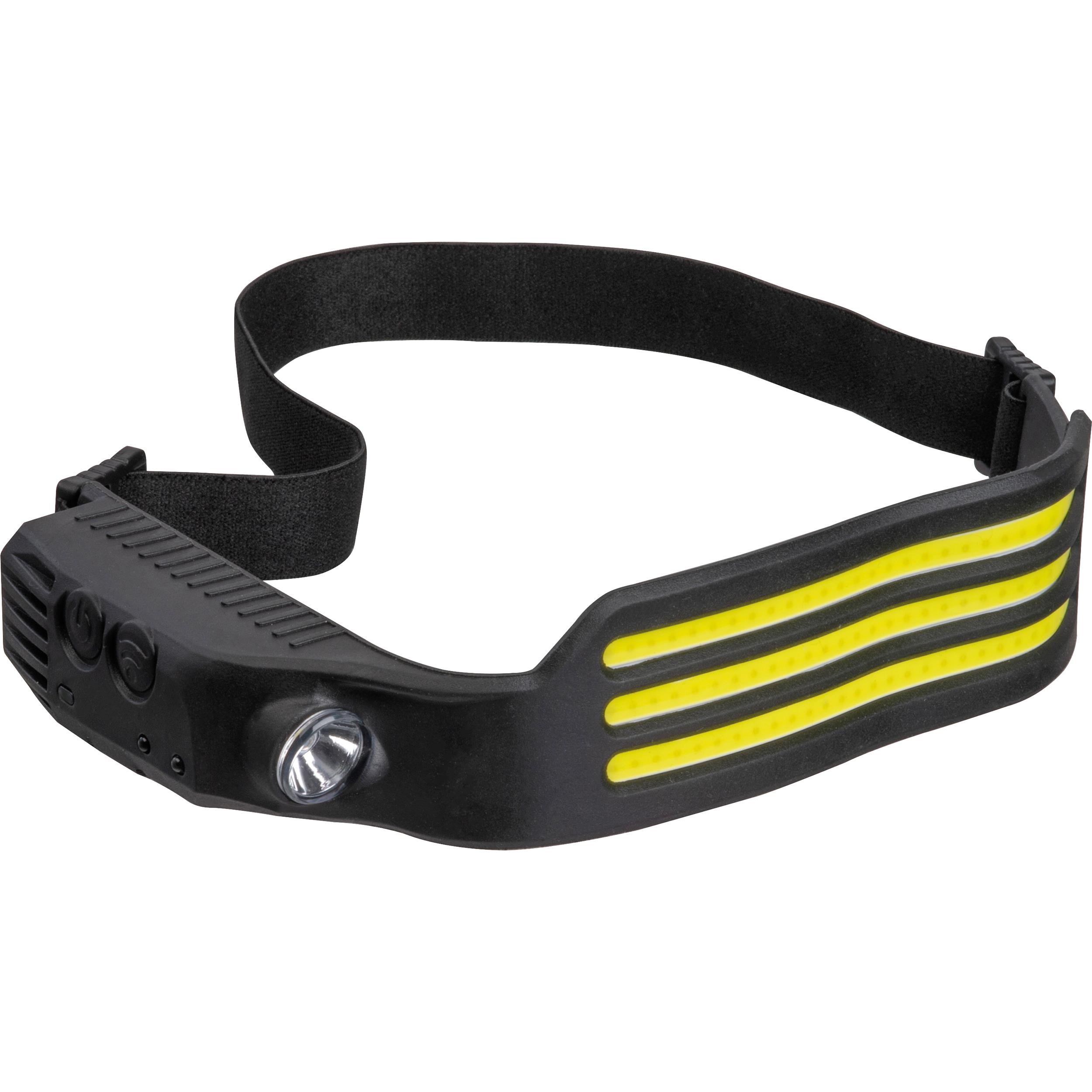 Akku Stirnlampe mit COB Leuchten  LUISA