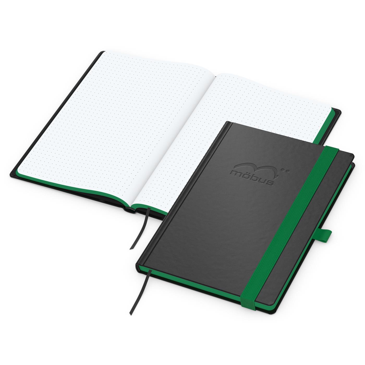 Notizbuch Hardcover Color-Book Ausstattung farbig