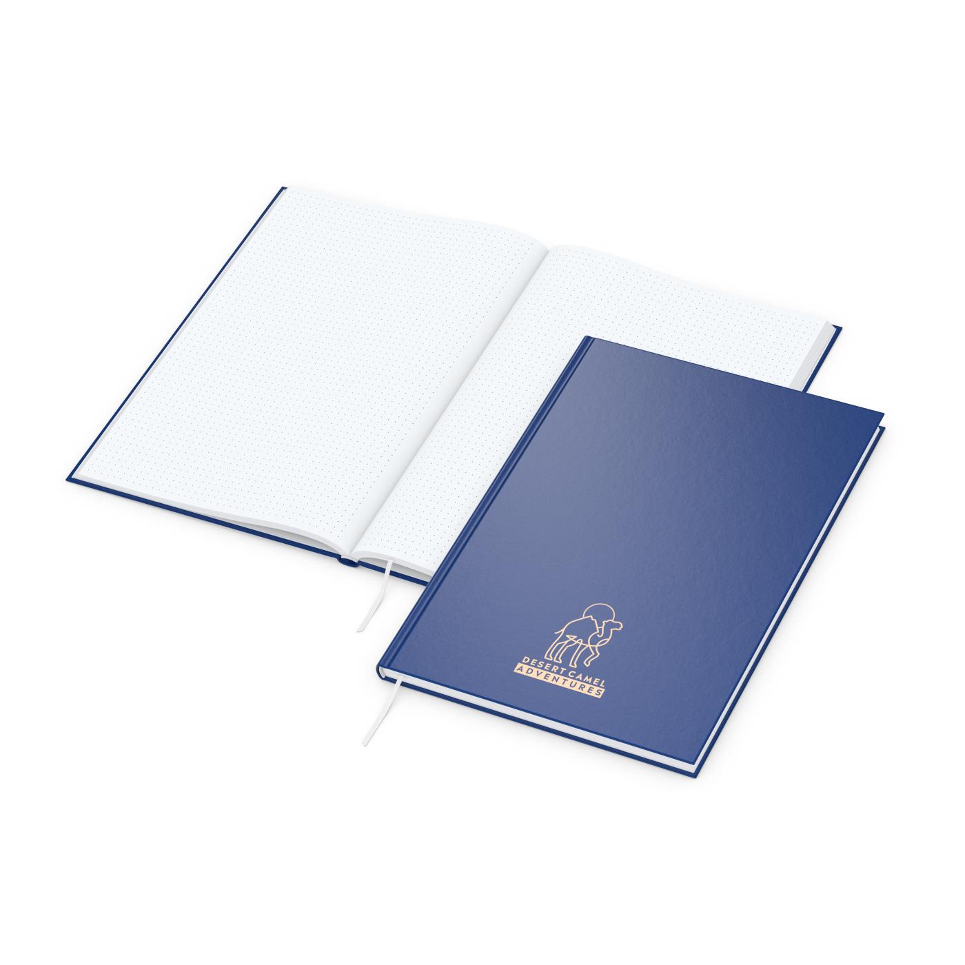 Notizbuch Note-Book Ecken spitz Hardcover matt-farbig