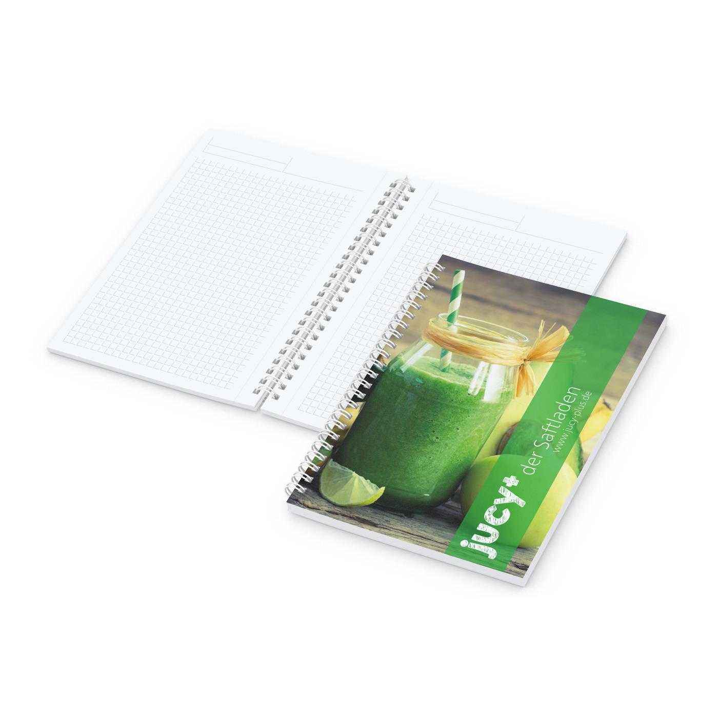 Notizbuch Spiralbindung Meeting-Book 50 Blatt Titel individuell bedruckt