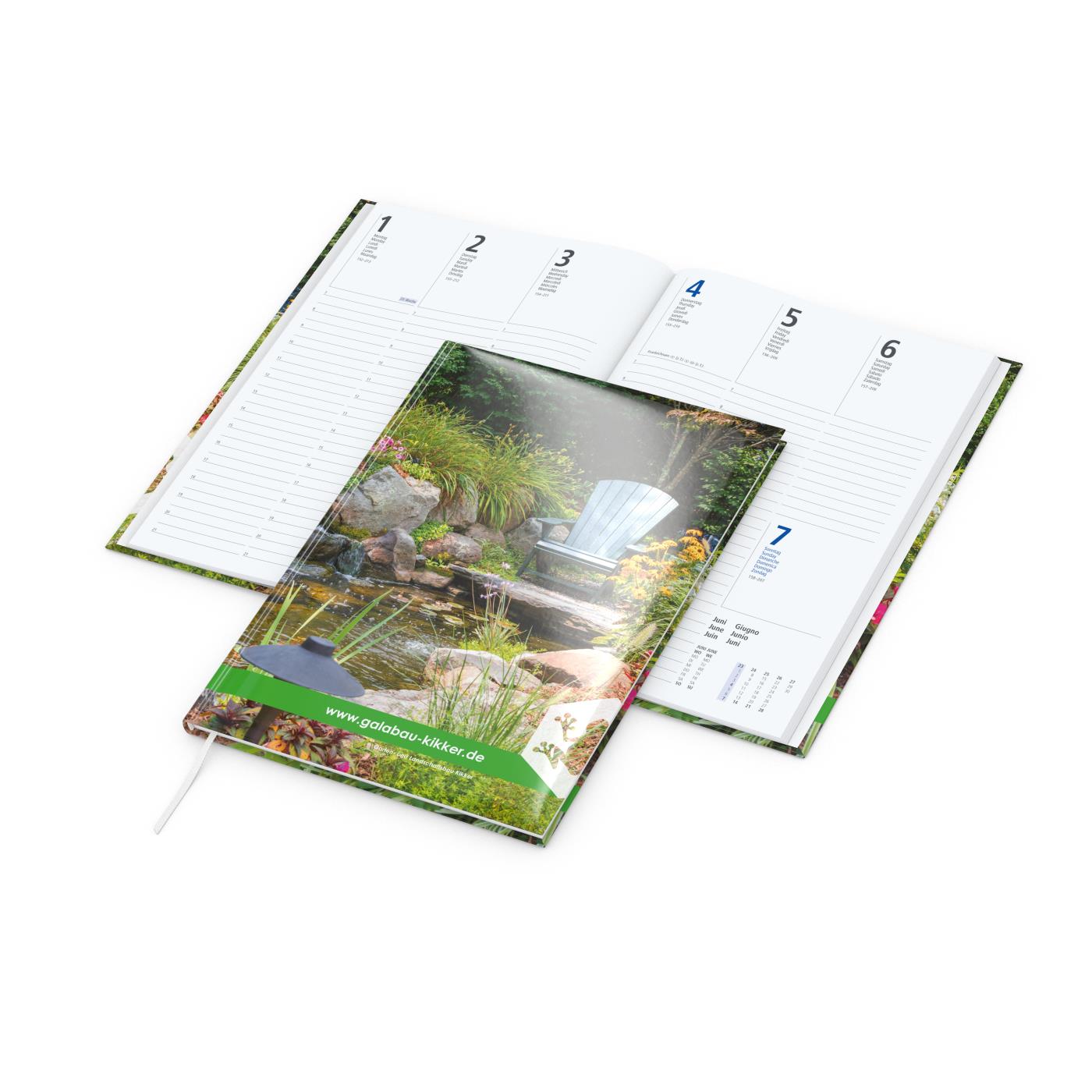 Wochenkalender Media 175 × 245 mm Papier-Hardcover