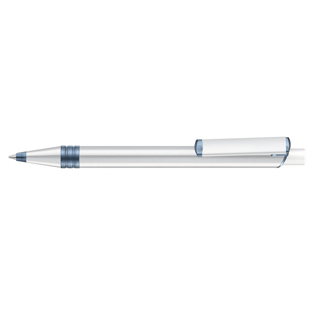Druckkugelschreiber RECYCLED PET PEN ALUMA transparent