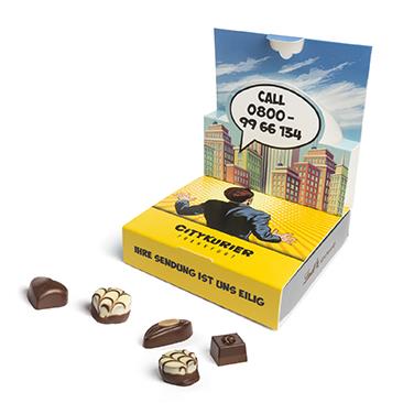 Lindt Mini Pralinés in Pop-Up Kartonage