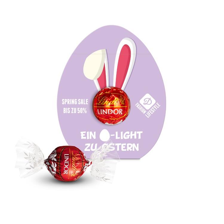 Lindt Lindor Kugel in Werbekartonage ´Osterei´