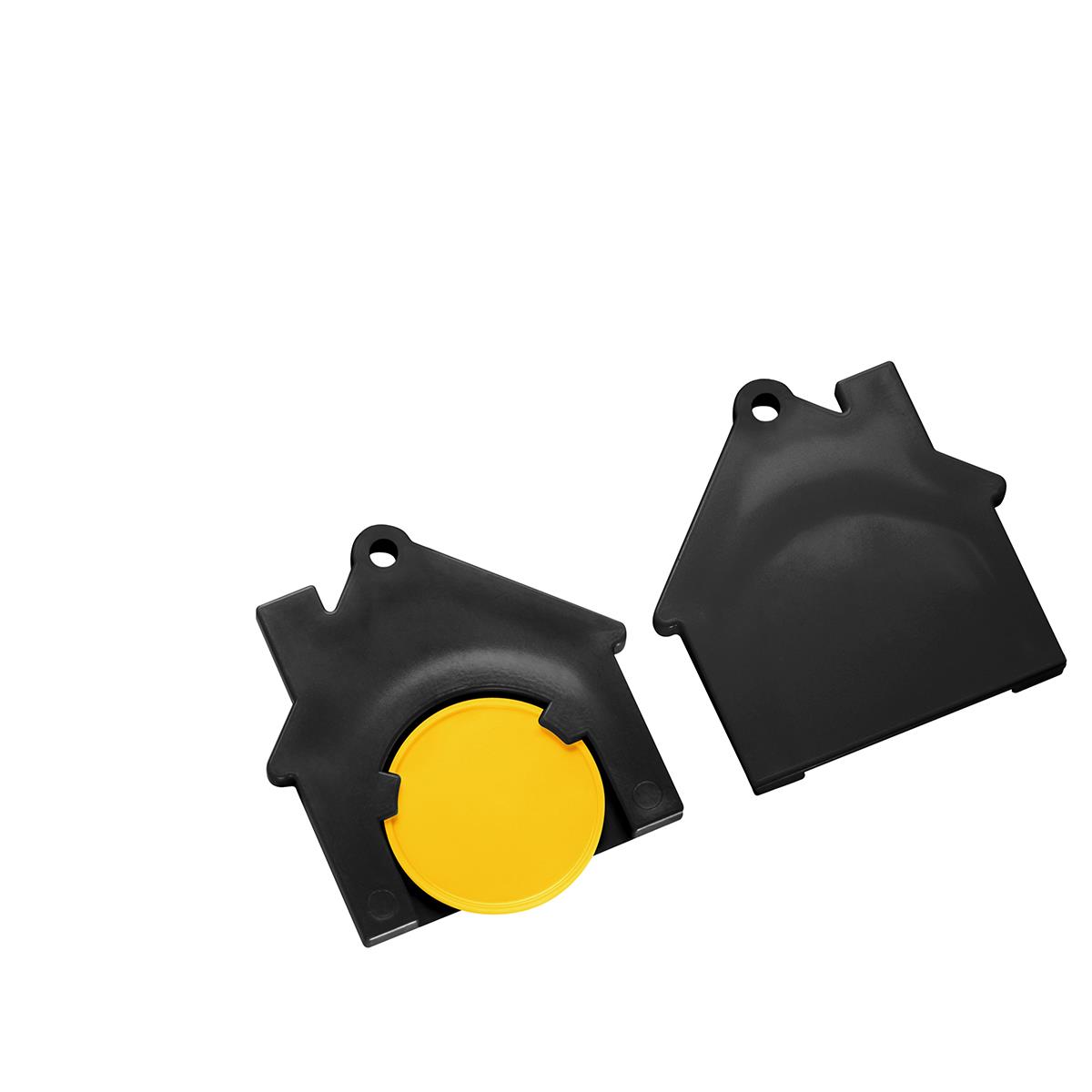 Chip gelb, Chiphalter schwarz