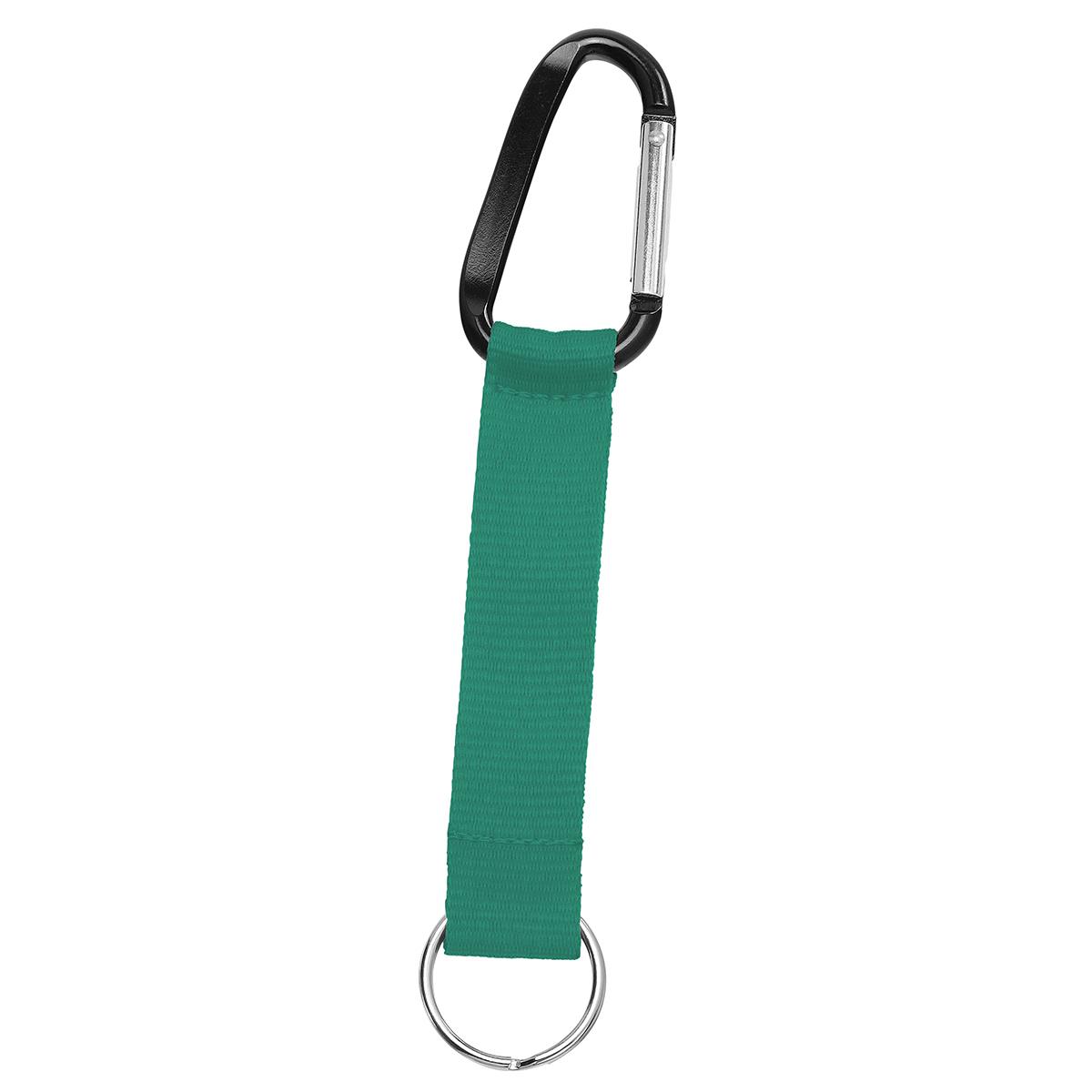 Grundfarbe Waldgrün (ca. Pantone 342C), Karabiner schwarz