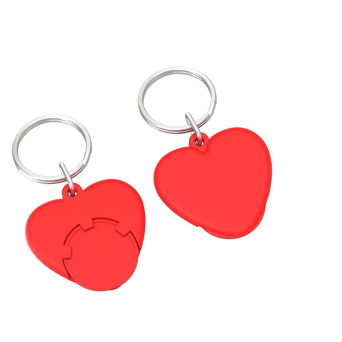 Chiphalter mit 1EUR-Chip ´Herz´