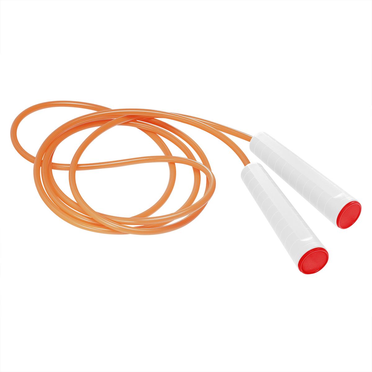 Griff weiß, Deckel rot, Seil neonorange