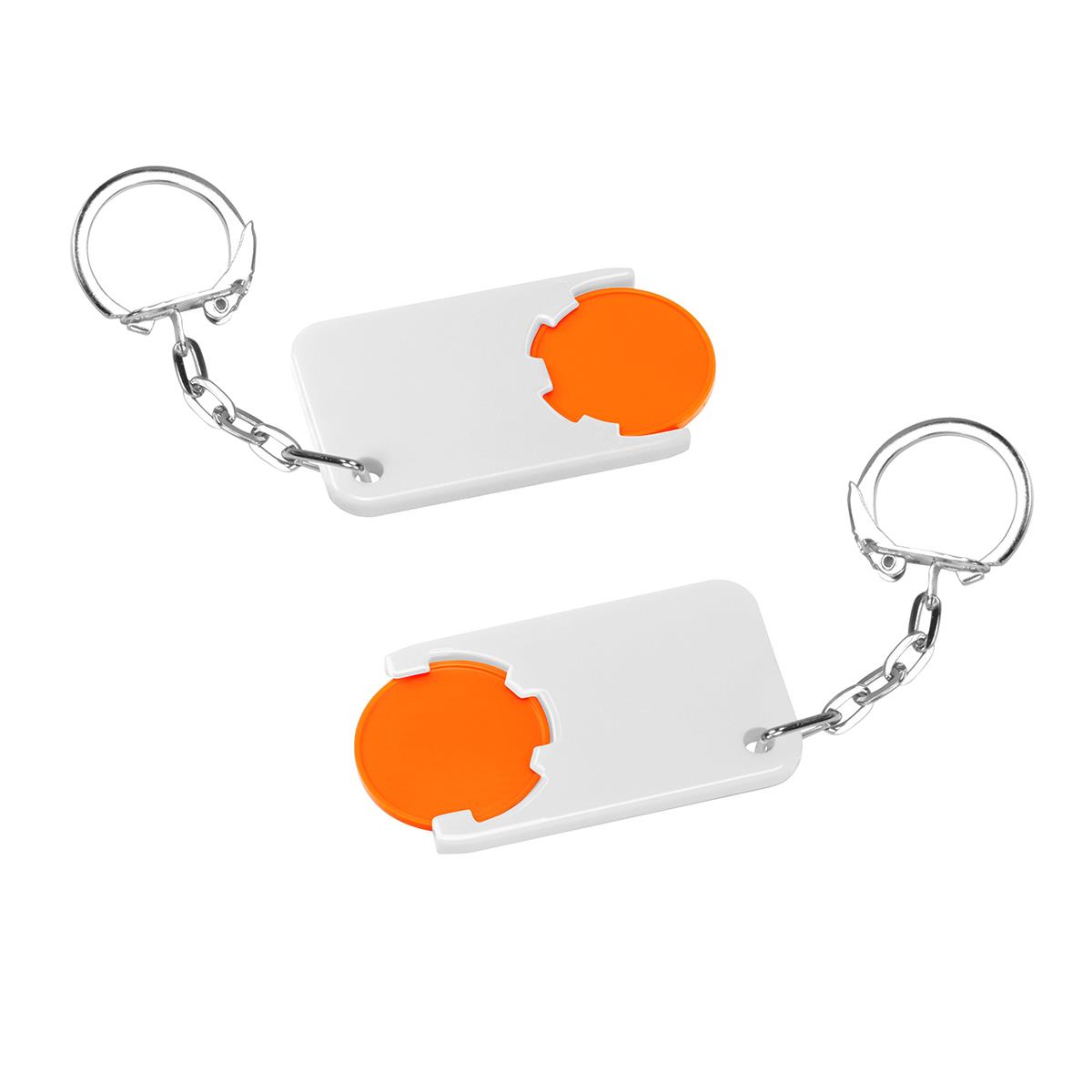 Chip orange, Chiphalter weiß