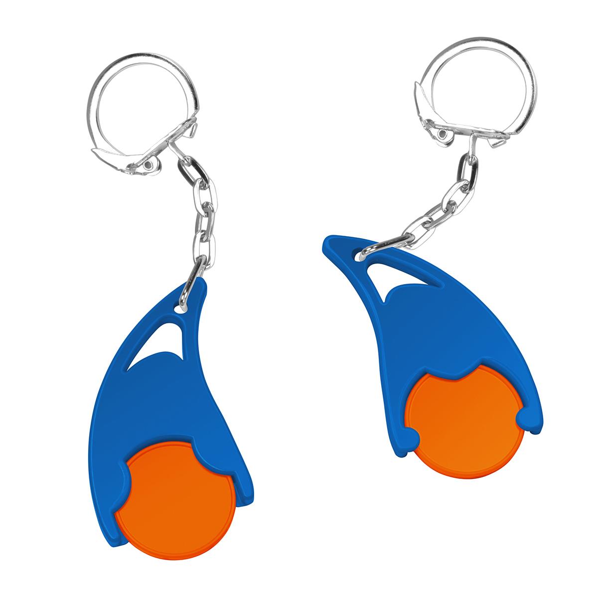 Chip orange, Chiphalter blau