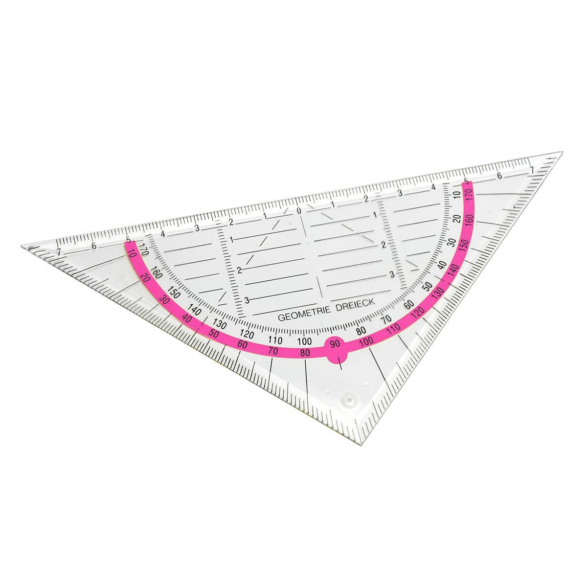 Grundfarbe glasklar, Zusatzfarbe pink