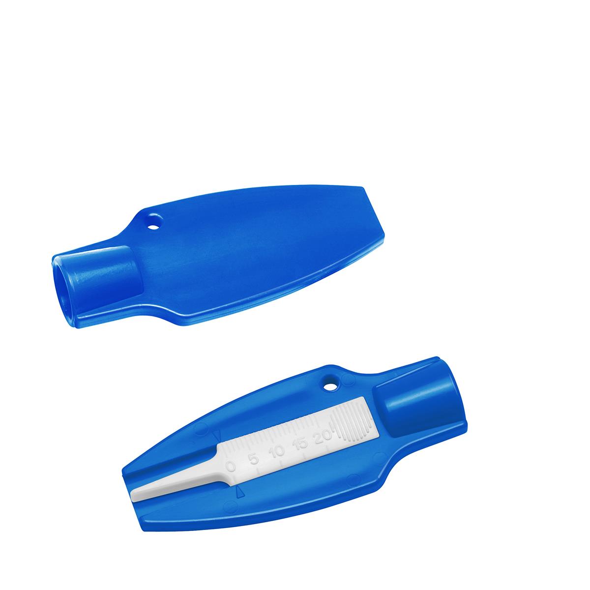 Grundfarbe blau, Zusatzfarbe weiß