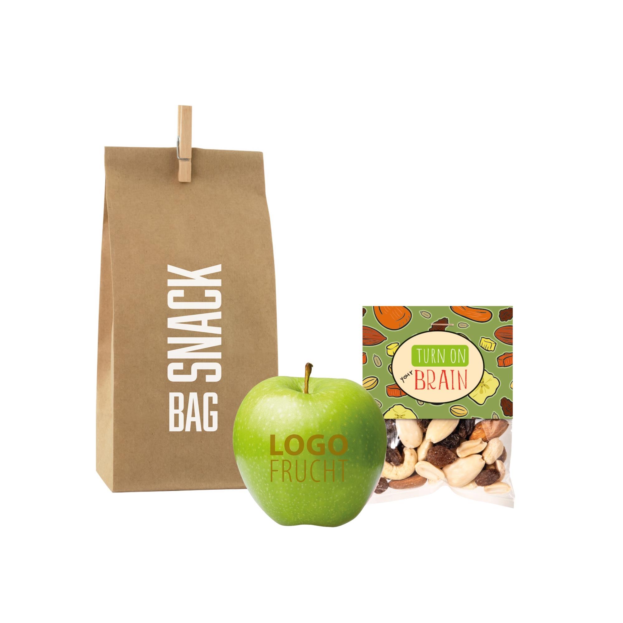 LogoFrucht Power Snack Bag - Grün - Hazelnut