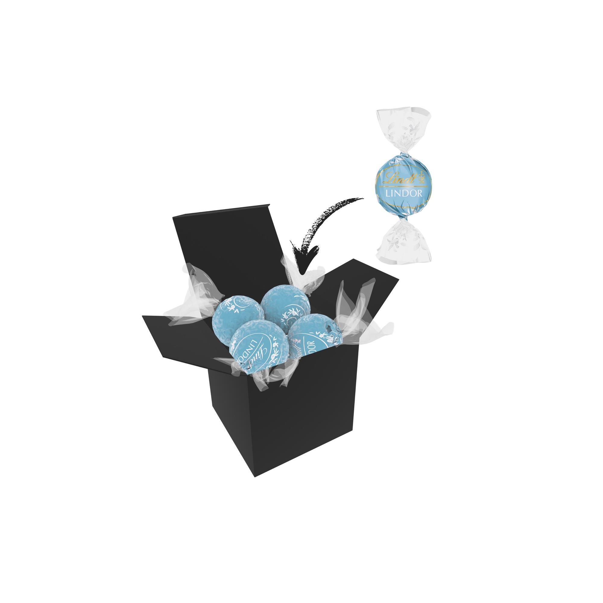 Color Lindor Box - Schwarz - Stracciatella